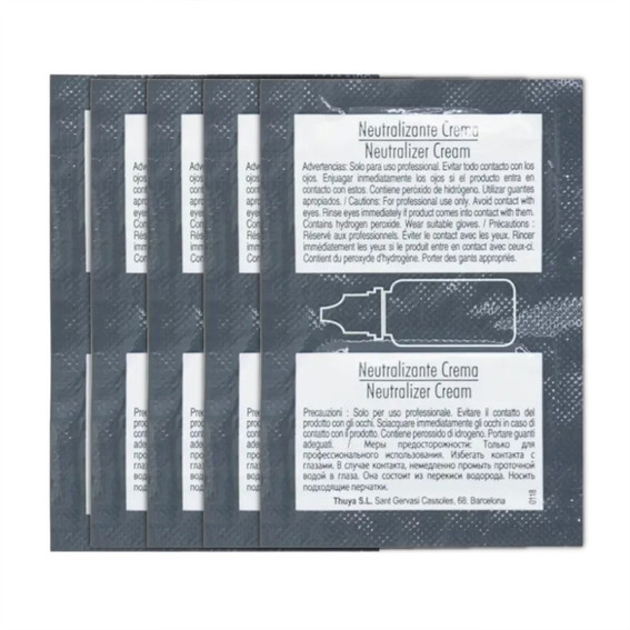 Neutralizer Thuya Step 2 for eyebrow and eyelash lamination 6 Sachets 12x1 ml - Фото №1