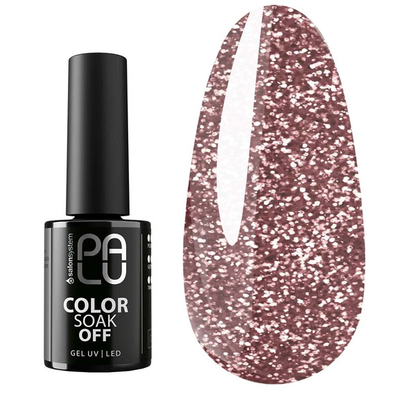 Гель-лак PALU Los Angeles LA4 розовый светоотражающий 6 г - Фото №1