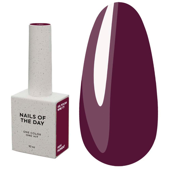 Гель-лак NAILSOFTHEDAY 171 Wine 10 мл - Фото №1