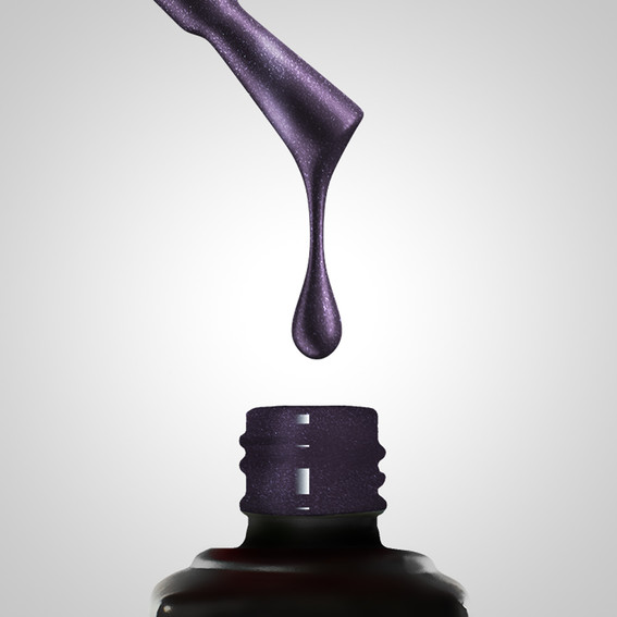 Gel polish Slowianka CAT EYE 03 dark violet 8 g - Фото №2