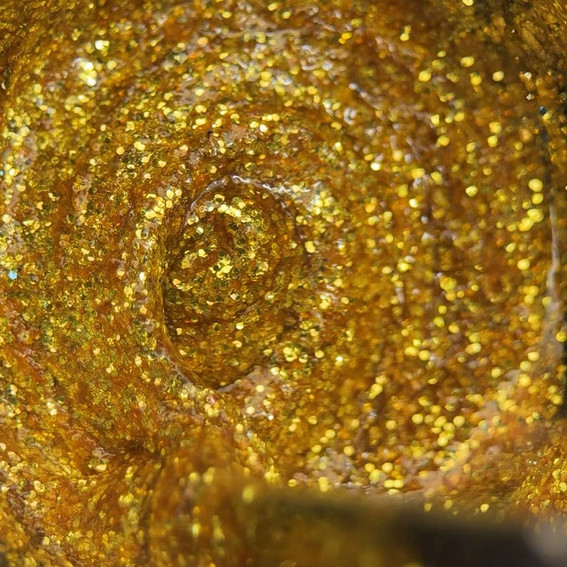 Rubbing for nails Slowianka Gold Pixel 1 g - Фото №2