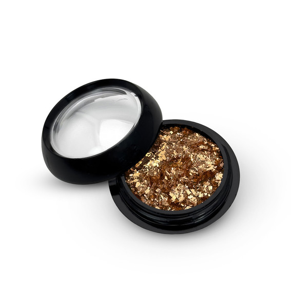 Rubbing for nails Slowianka Gold Flakes 0,5 g - Фото №2