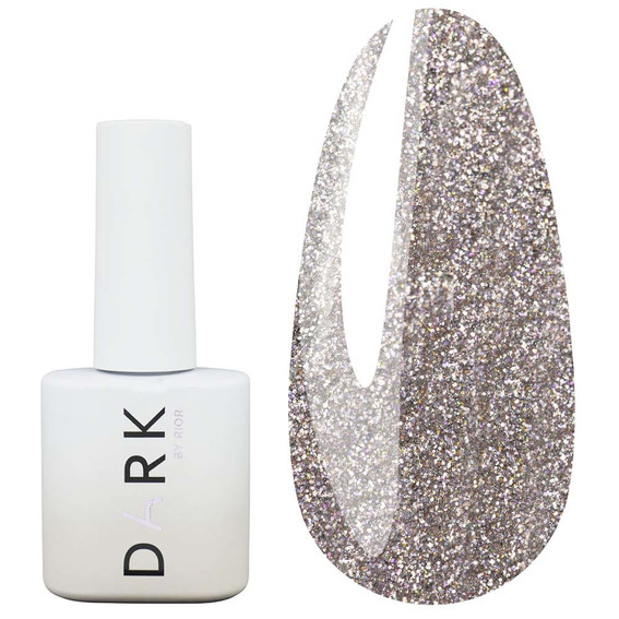 Gel-Nagellack DARK Flash 14 Beige-Silber 10 ml - Фото №1