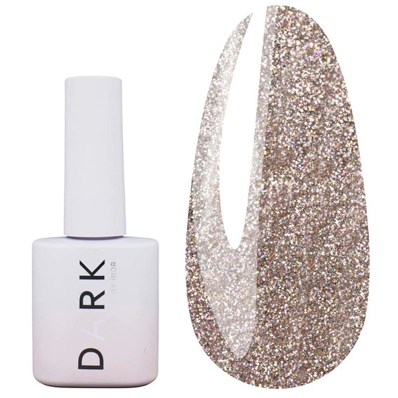 Gel-Nagellack DARK Flash 19 Beige-Rosa 10 ml - Фото №1