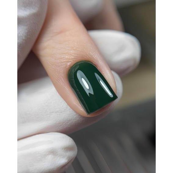 Gel polish DARK 167 dark green 6 ml - Фото №3