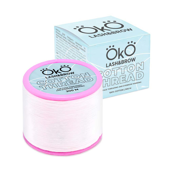 OKO Lash&Brow Cotton Thread for facial threading and eyebrow shaping - Фото №1