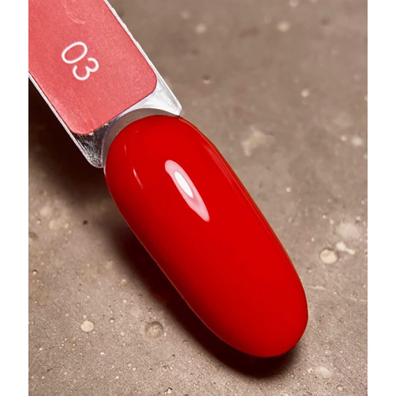 Гель-лак DARK 03 классический красный 6 мл - Фото №4