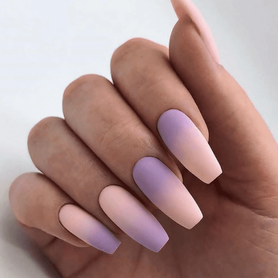 Форма балерина (фиолетово-персиковый)