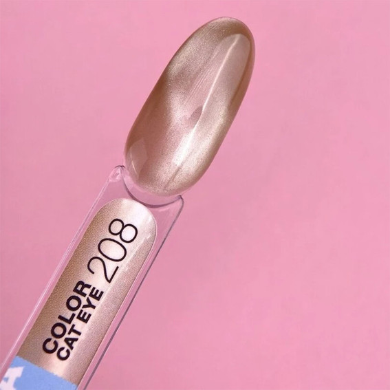 Gel polish LUNA Color Cat Eye 208 beige 8 ml (047-2832-1242) - Фото №3