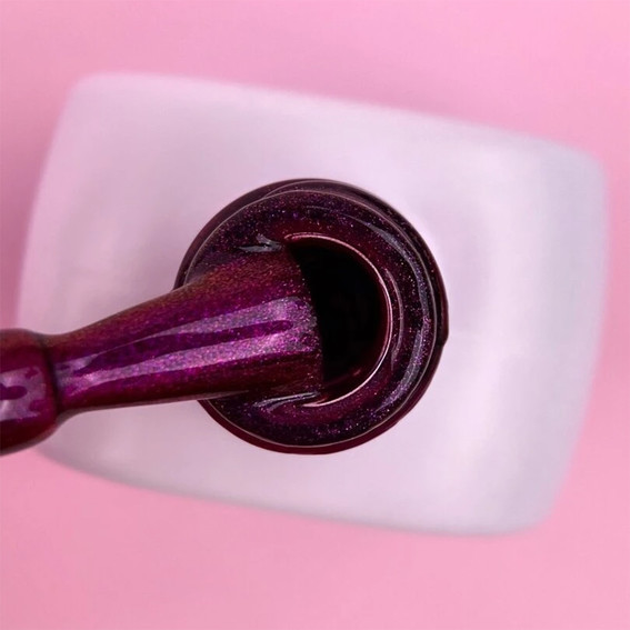 Гель-лак LUNA Color Cat Eye 254 бордовый, розовый 8 мл (047-4119-1234) - Фото №2