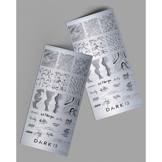 Пластина для стемпинга DARK 13 - Фото №2