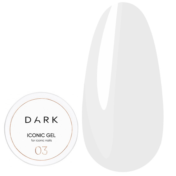 DARK Iconic Gel 03 Milky 30 ml - Фото №1