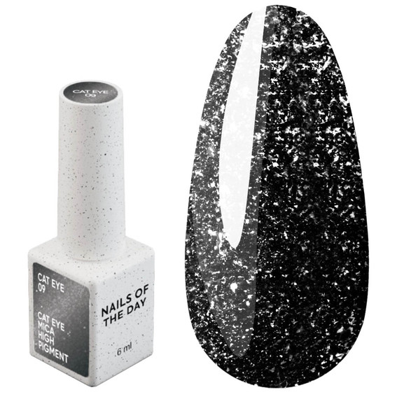 Gel-Nagellack NAILSOFTHEDAY Cat Eye Gel Polish 09 Schwarz 6 ml - Фото №1