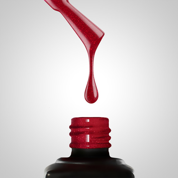 Gel-Nagellack Slowianka 590 Red Pulse 10 g - Фото №2