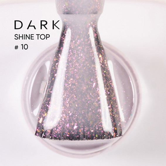 Dark Shine Top 10, milchig mit rosa Schimmer, 10 ml - Фото №2
