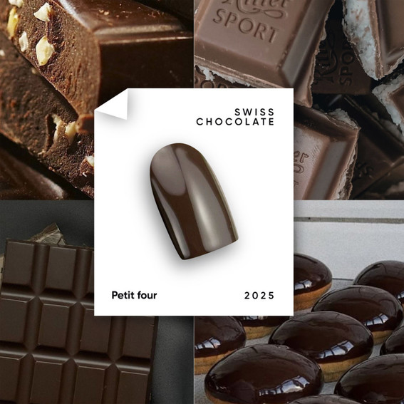 Gel-Nagellack  NAILSOFTHEDAY 040 Petit Four Tiefes Dunkelbraun 10 ml - Фото №2