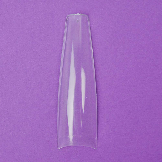 TUFI profi Half Cover Soft Gel Tips Ballerina Transparent 240 Stück (0326344) - Фото №5