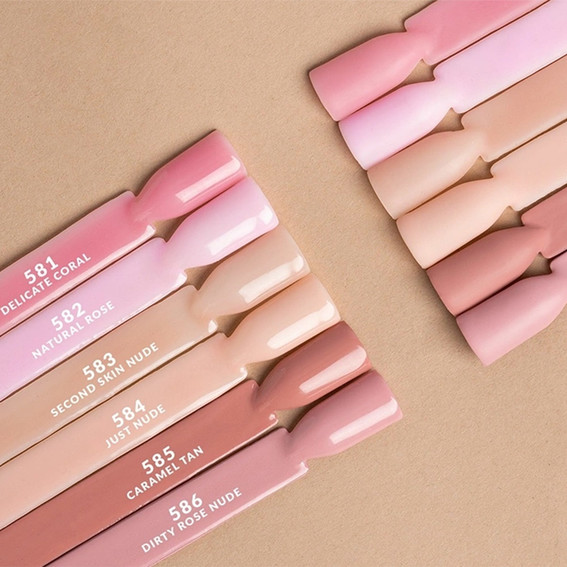 Gel polish Semilac 582 Natural Rose 7 ml - Фото №4