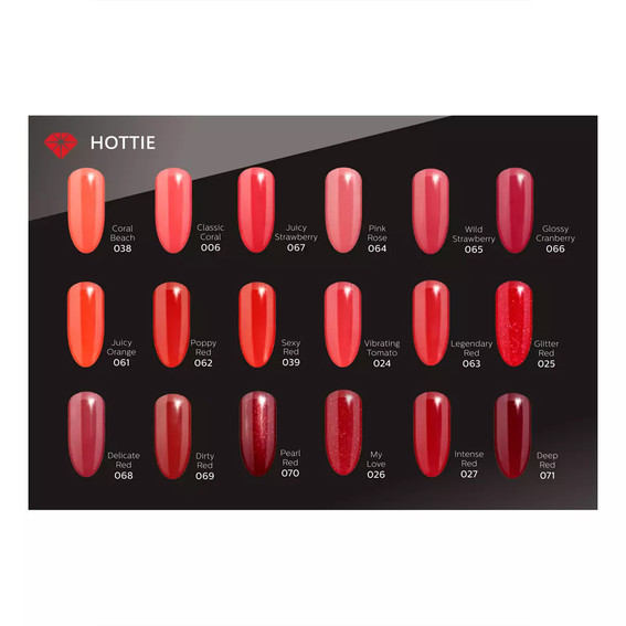 Gel polish Semilac 039 Sexy Red 7 ml - Фото №4