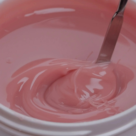 Gel for extensions PALU PRO CONTROL BUILDER GEL FRENCH COVER 45 g - Фото №2