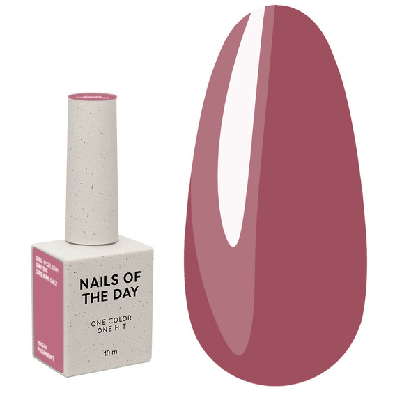 Gel polish NAILSOFTHEDAY Swiss Dream powdery pink 10 ml - Фото №1