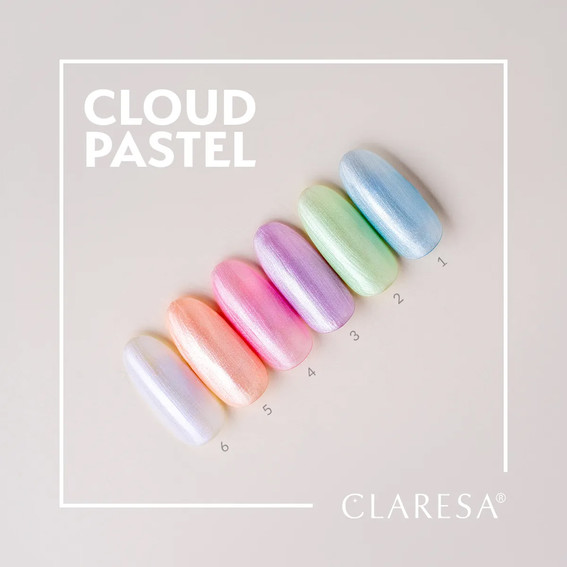 Гель-лак Claresa Cloud Pastel 5 перламутровый оранжевый 5 мл - Фото №6