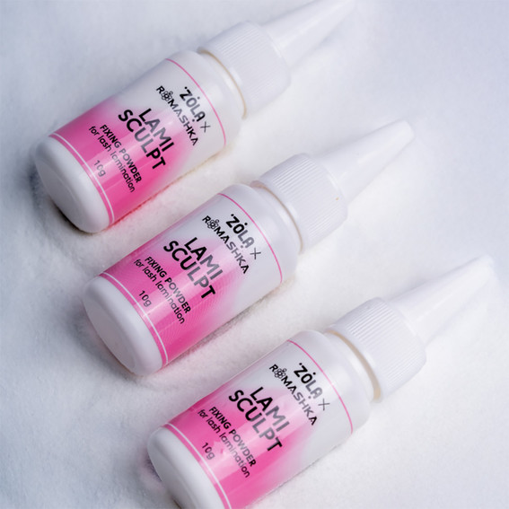 Fixing powder ZOLA x Romashka LamiSculpt for lamination 10 g - Фото №4