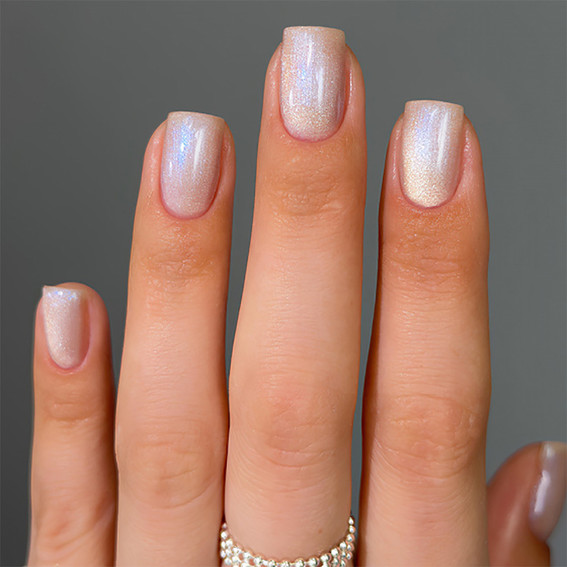 Гель-лак DARK Cat Eye 36 молочно-жемчужный 6 мл - Фото №2