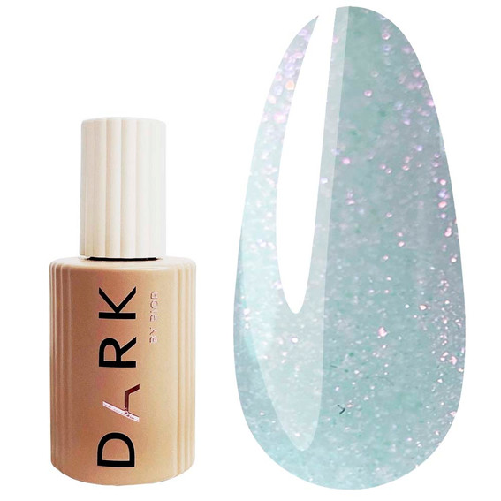 База DARK PRO base Shine 18 голубой с розовым шиммером 15 мл - Фото №1