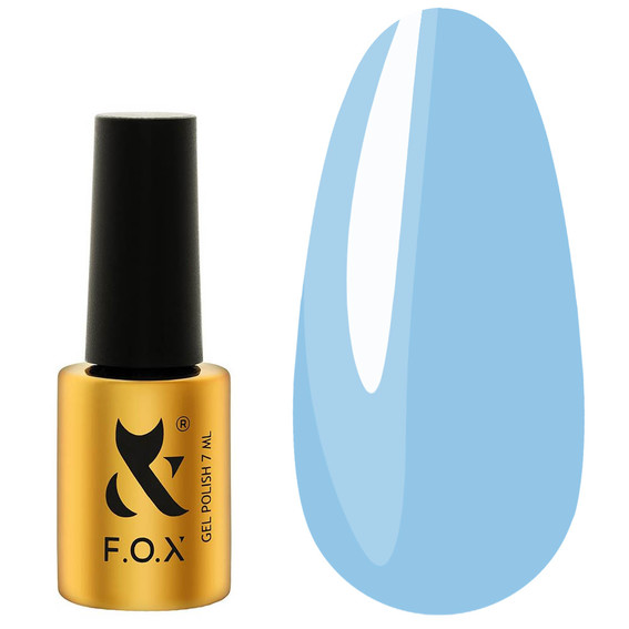 Gel polish FOX Spring 2026 002 blue 7 ml - Фото №1