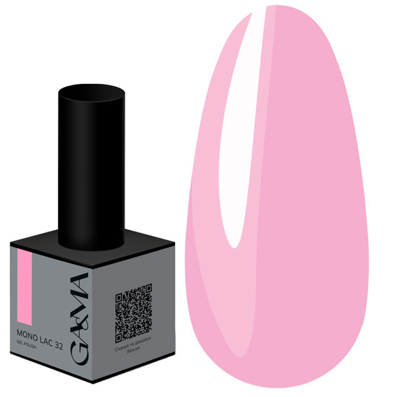 Gel-Nagellack GA&MA Mono Lac 032 einphasig Lavendel 6 ml (7703238) - Фото №1
