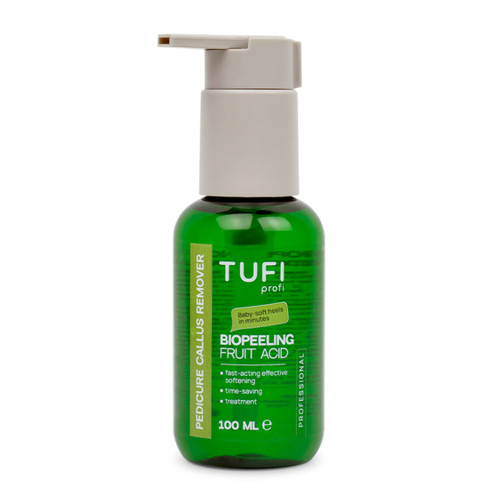 TUFI Profi BioPeeling Fruchtsäure-Hornhautentferner für weiche Füße, 100 ml (0330978) - Фото №1