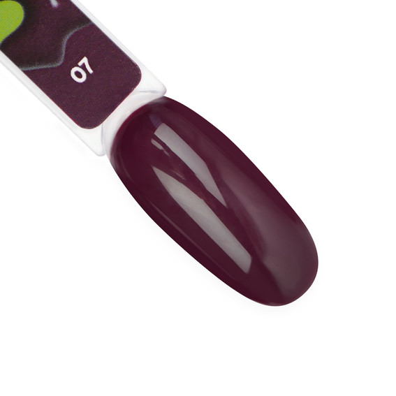 Gel-Nagellack TUFI profi REDLINE 07 Flow Dunkelburgunderrot 10 ml (0331247) - Фото №4