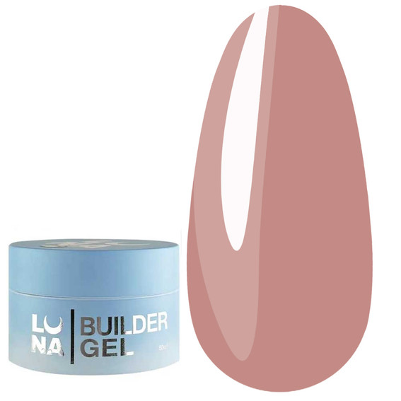 Gel for nail extension LUNA Premium 33 light beige 50 ml (323-5318-1501) - Фото №1
