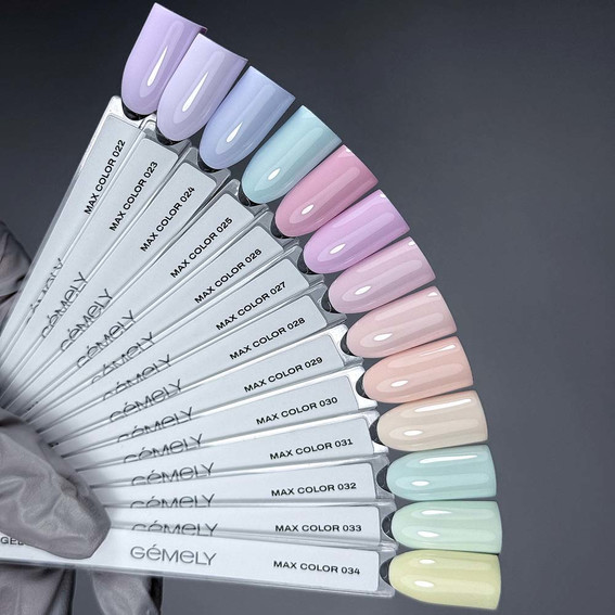 Gel-Nagellack GÉMELY Max Color 34 Pastellgelb 10 ml (7704204) - Фото №3