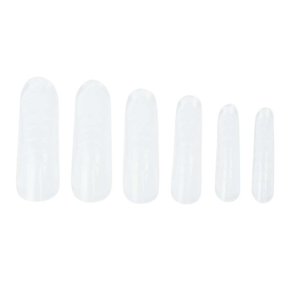 Верхние формы Lunamoon Dual Nail Forms Сlassic Square (120 шт) - Фото №1