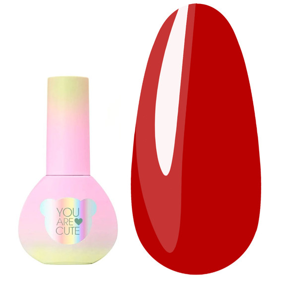 Gel-Nagellack YOUARECUTE Farbe 133 Buntglasrot 5 ml (993-4767-1327) - Фото №1