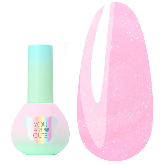 YOUARECUTE Bottle Gel 12 Pink Shimmer 5ml (994-4007-0964) - Фото №1