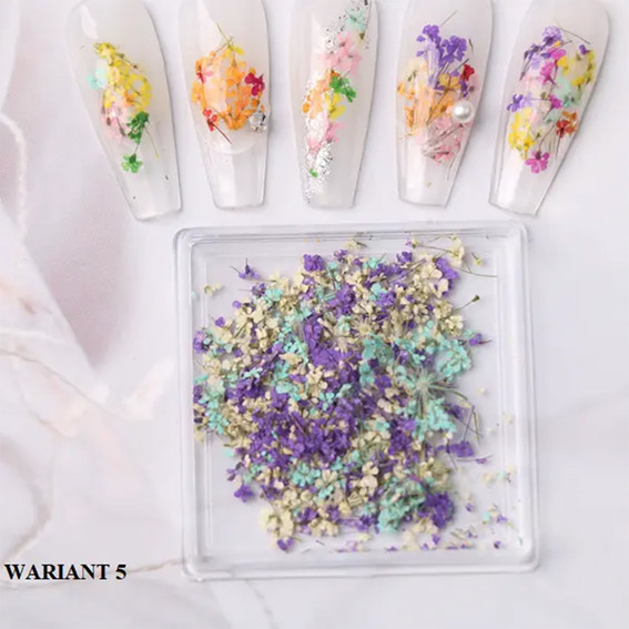 MANY BEAUTY Trockenblumen-Nagelkunst in einer Box, Option 2 - Фото №2