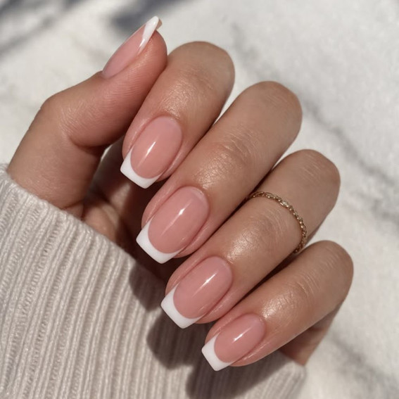 Classic French manicure