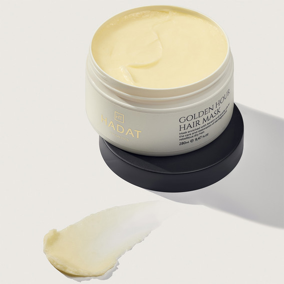 HADAT GOLDEN HOUR HAARMASKE Intensive Aufbaukur 280 ml - Фото №3