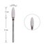 Cutter for manicure TUFI profi PREMIUM ceramic corn 600032REV reversible red notch - Фото №1