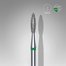 Diamond flame cutter, green, diameter 2.1 mm / working part 8 mm (multiples of 10) - Фото №2