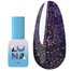 Гель-лак LUNA Reflection №214 темно-фиолетовый с разноцветным блеском, светоотражающий 13 мл (047-2845-0588) - Фото №1