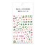 Тонкие самоклеящиеся наклейки для ногтей растения фламинго F561 - Фото №3