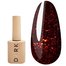 Gel polish DARK New collection 112 dark red with glitter 10 ml - Фото №1