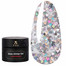 Glitter F.O.X Glow Glitter Gel Love Edition 014 silver hearts with rainbow shimmer 5 ml (GG-014) - Фото №1