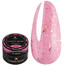 F.O.X Candy Base 009 pink with glitter and gold foil 10 ml - Фото №1