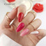Gel polish Claresa LA LA LOVE 4 red with glitter 5 g - Фото №3