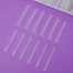 TUFI profi Half Cover Soft Gel Tips Square Transparent 240 pcs (0326341) - Фото №4